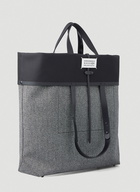 Logo Patch Tote Bag in Grey