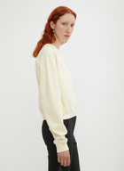 Off-White Cropped Logo Sweatshirt