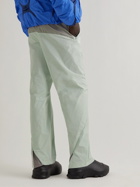 POST ARCHIVE FACTION - 4.0 Right Straight-Leg Panelled Tech-Shell Trousers - Green