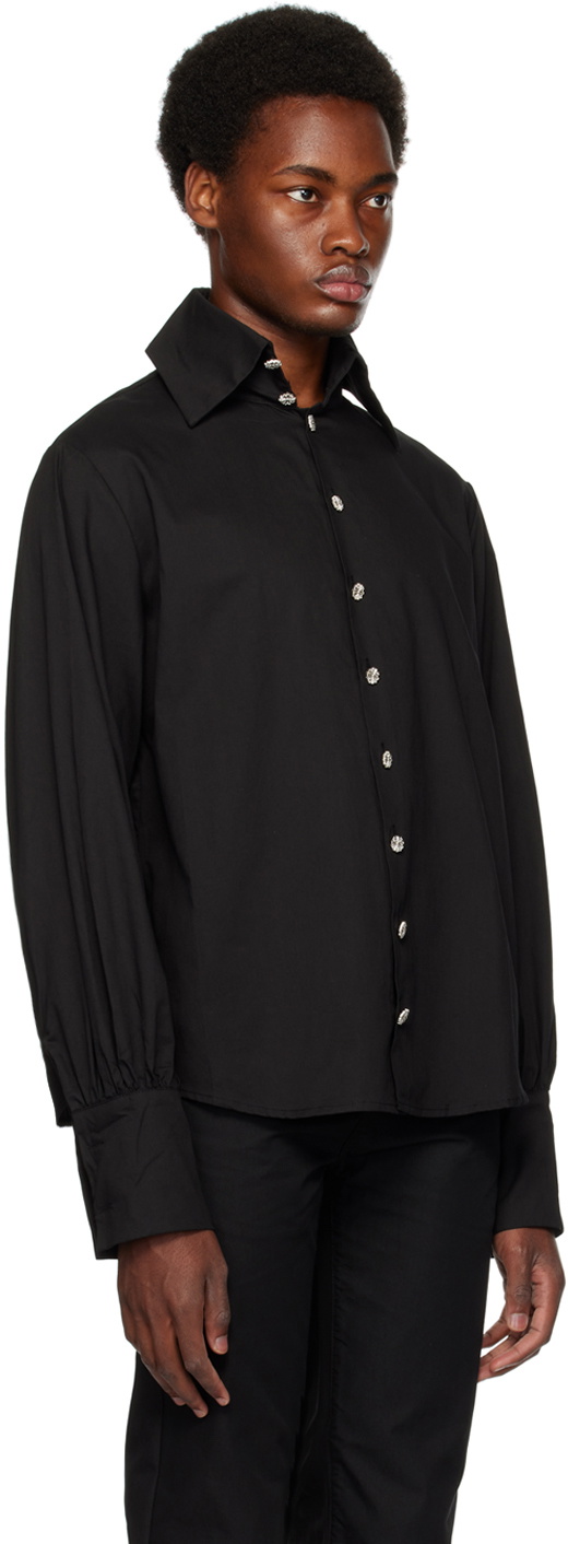 Youths in Balaclava Black Graphic Hardware Shirt