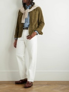 Polo Ralph Lauren - Suede Overshirt - Green