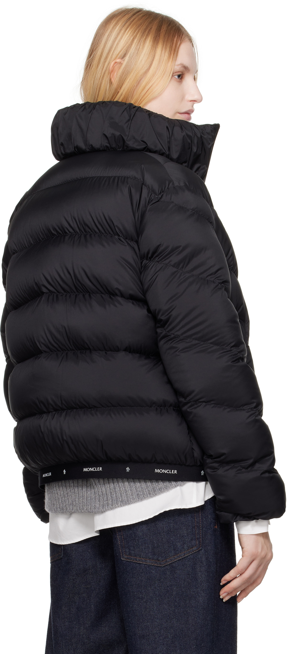 Moncler Black Grignan Down Jacket Moncler
