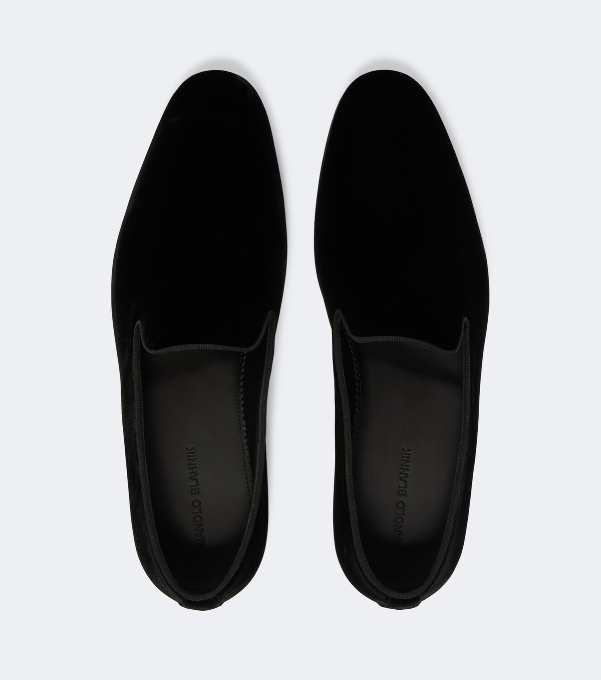 Manolo Blahnik Mario velvet loafers