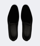 Manolo Blahnik Mario velvet loafers