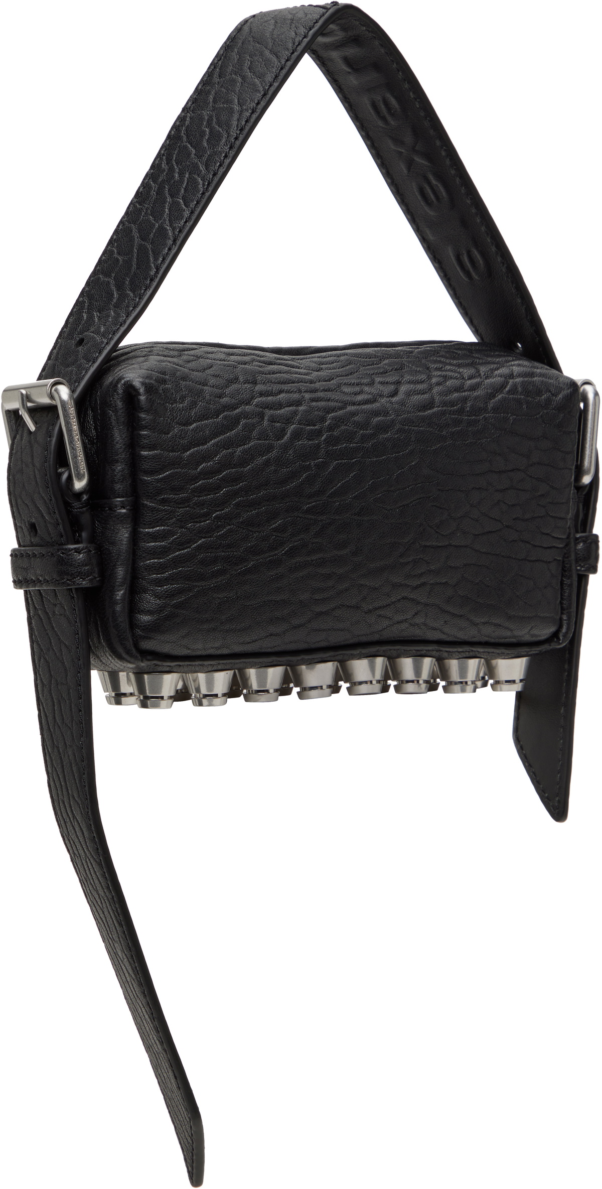 alexander wang hook mini croc effect leather backpack Balenciaga Calfskin Logo Crocodile Embossed Everyday Black 1338621  FASHIONPHILE Its crafted in textured lambskin to a soft but structured silhouette Alexander Wang Exclusive Croc Embossed