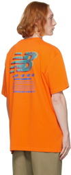 New Balance Orange Salehe Bembury Edition Logo T-Shirt