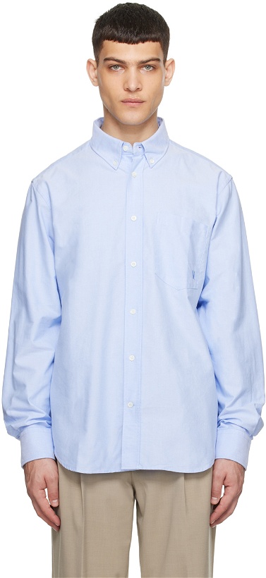 Photo: NORSE PROJECTS Blue Algot Shirt