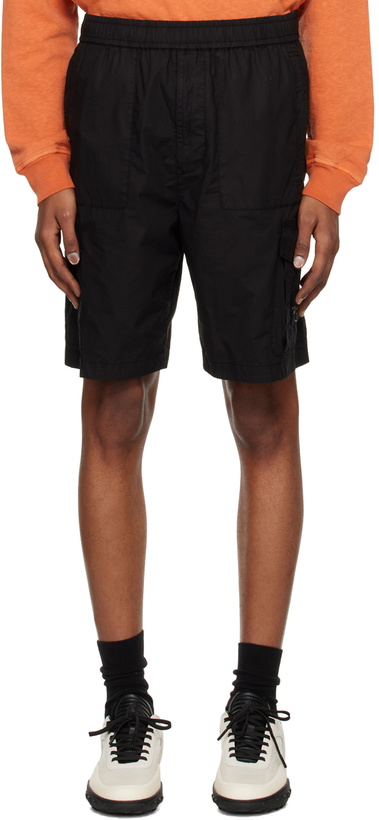 Photo: Stone Island Black Patch Shorts