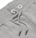 Moncler Genius - 7 Moncler Fragment Slim-Fit Logo-Appliquéd Loopback Cotton-Jersey Sweatpants - Men - Gray