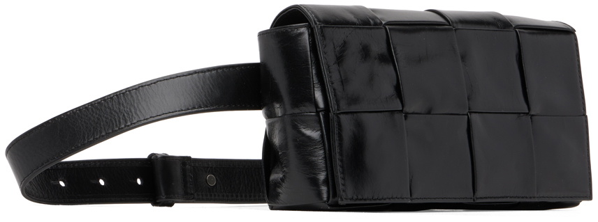 Bottega Veneta Black Paper Cassette Belt Bag Bottega Veneta