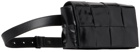 Bottega Veneta Black Paper Cassette Belt Bag