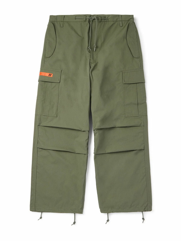 Photo: WTAPS - Straight-Leg CORDURA® Nylon Cargo Trousers - Green