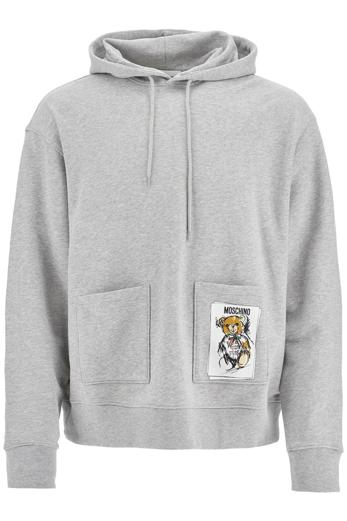 Moschino Peach Floral Teddy Bear Sweatshirt main image 0