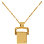 Dear Letterman SSENSE Exclusive Gold Alvah Pendant Necklace