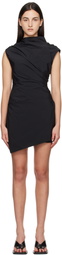 Paris Georgia Black Serge Minidress