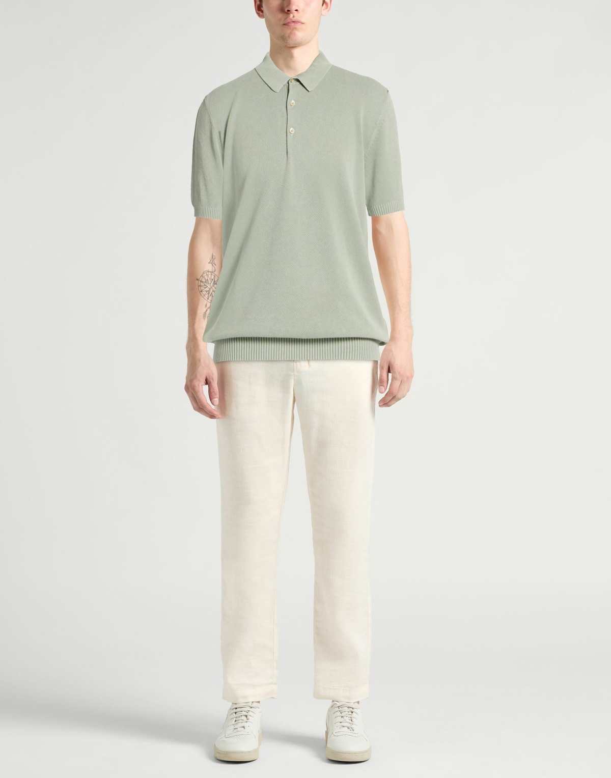 Boglioli Mens Sweater in Sage green