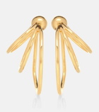 Sophie Buhai - Triple Layered Hoop 18kt gold-plated earrings
