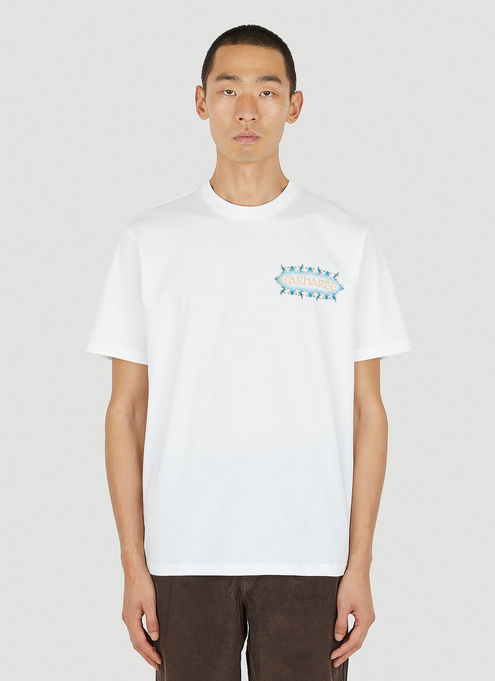 Spaces T-Shirt in White Carhartt WIP