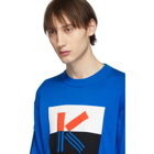 Kenzo Blue Colorblock K Sweater