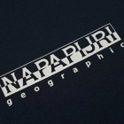 Napapijri Men's Box Logo Crew Sweat in Blue Marine