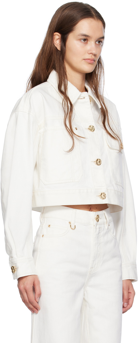 Zimmermann Off-White Matchmaker Denim Jacket Zimmermann