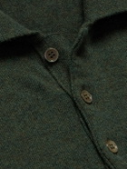 Kingsman - Wade Merino Wool and Cashmere-Blend Polo Shirt - Green