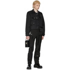 Heliot Emil Black Layered Jacket