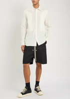 Rick Owens Fogpocket Cotton-poplin Shirt White