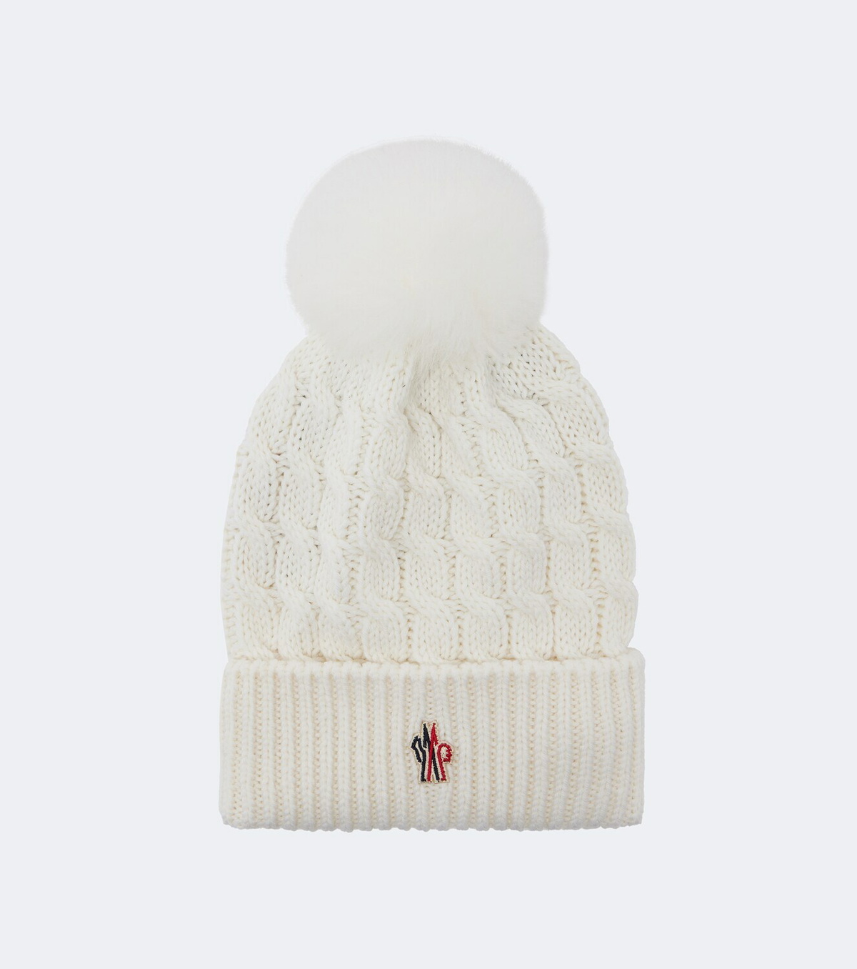 Moncler Grenoble Cable-knit virgin wool beanie