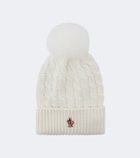Moncler Grenoble Cable-knit virgin wool beanie
