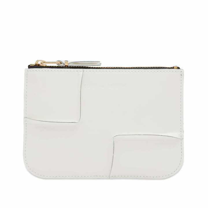 Photo: Comme des Garçons Wallet SA8100RH Reversed Hem Wallet in White 