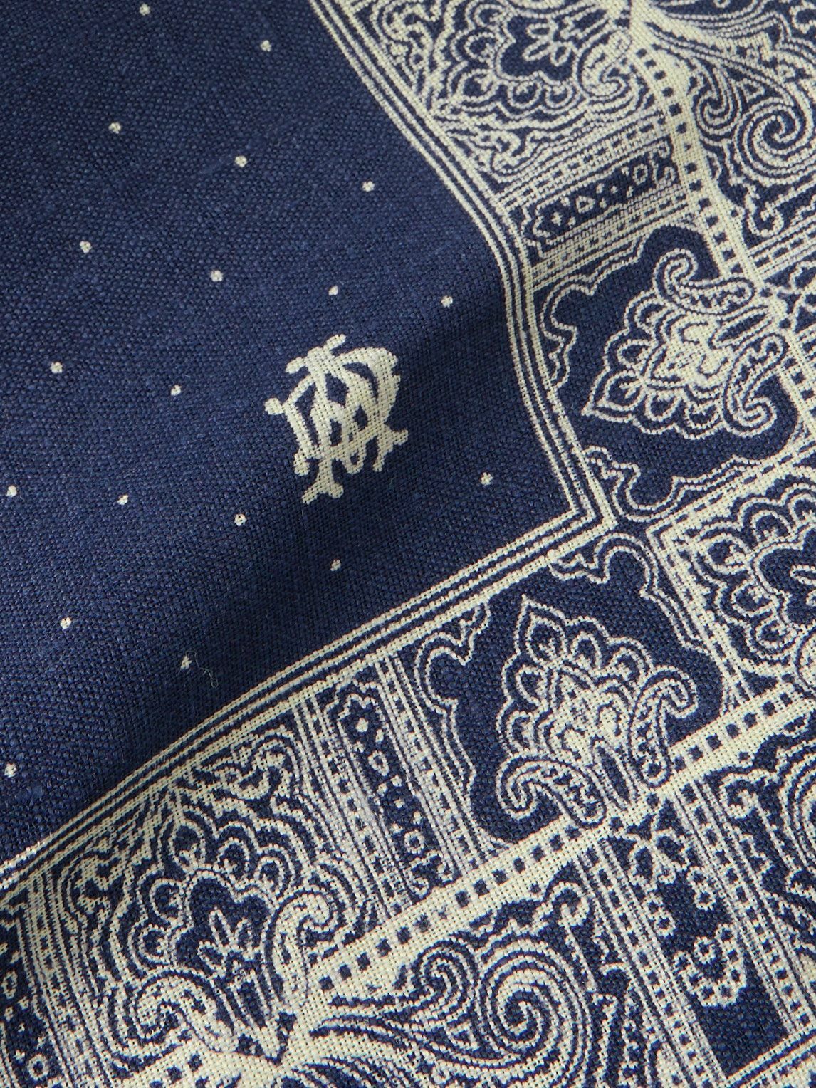 Dunhill - Printed Linen Scarf
