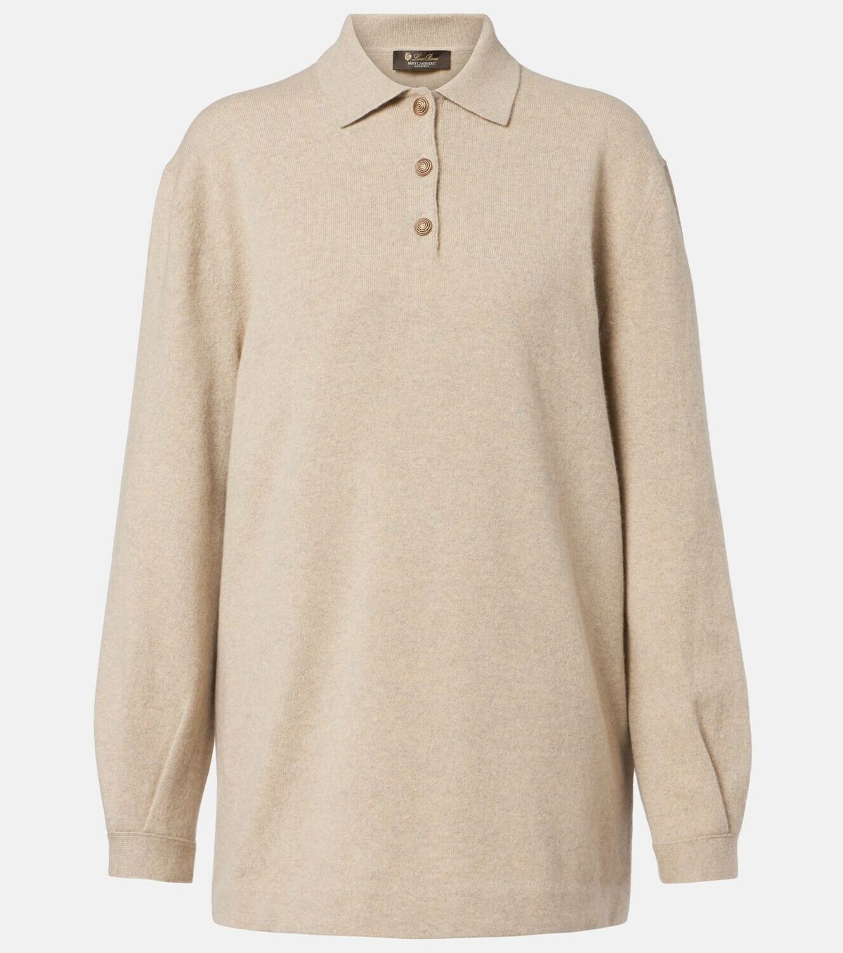 Loro Piana Classic cashmere polo sweater