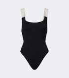 Hunza G Zoe polka-dot swimsuit