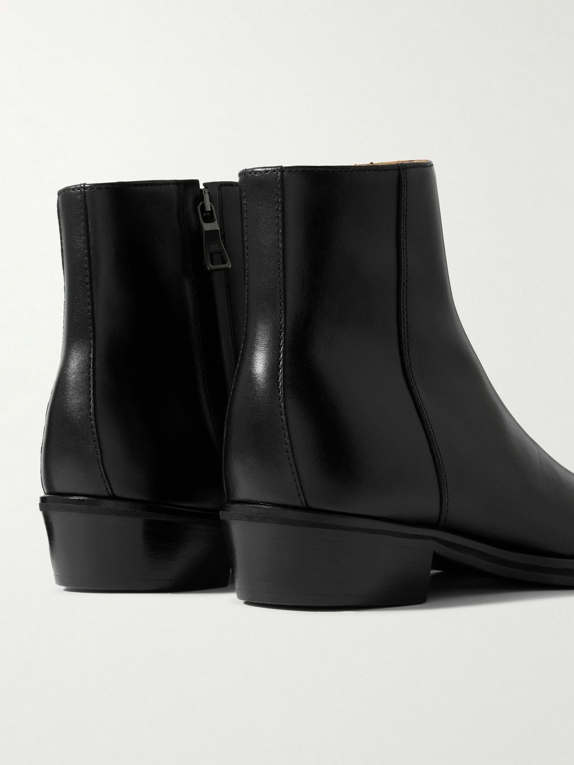 Mr P. - Oscar Leather Boots - Black