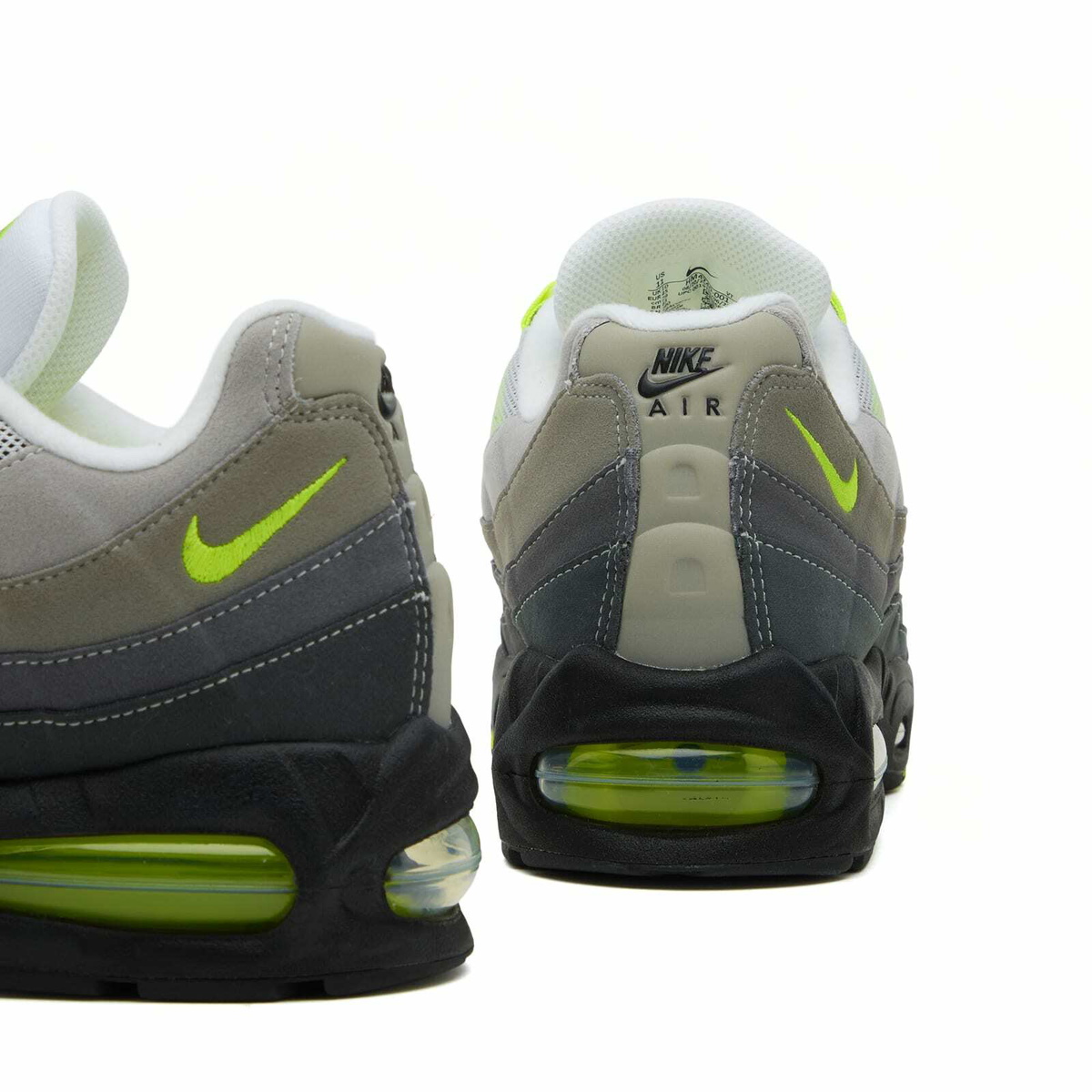 Nike Air Max 95 Og Sneaker in Black/Neon Yellow