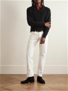 Saman Amel - Ribbed Cashmere Polo Shirt - Unknown