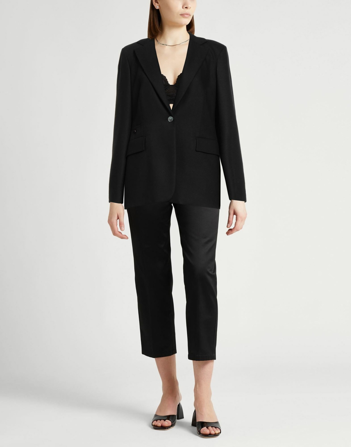 Agnona Womens Blazer in Black