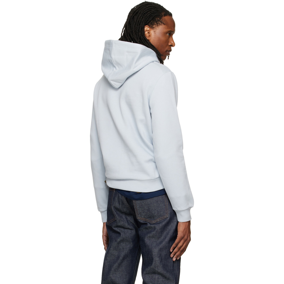 A.P.C. Blue Standard 'Rue Madame' Hoodie