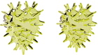 HUGO KREIT Yellow Spiky Heart Earrings