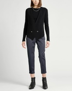 Peserico Womens Pants Midnight in Blue