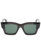 Jacquemus Men's Baci Sunglasses in Black