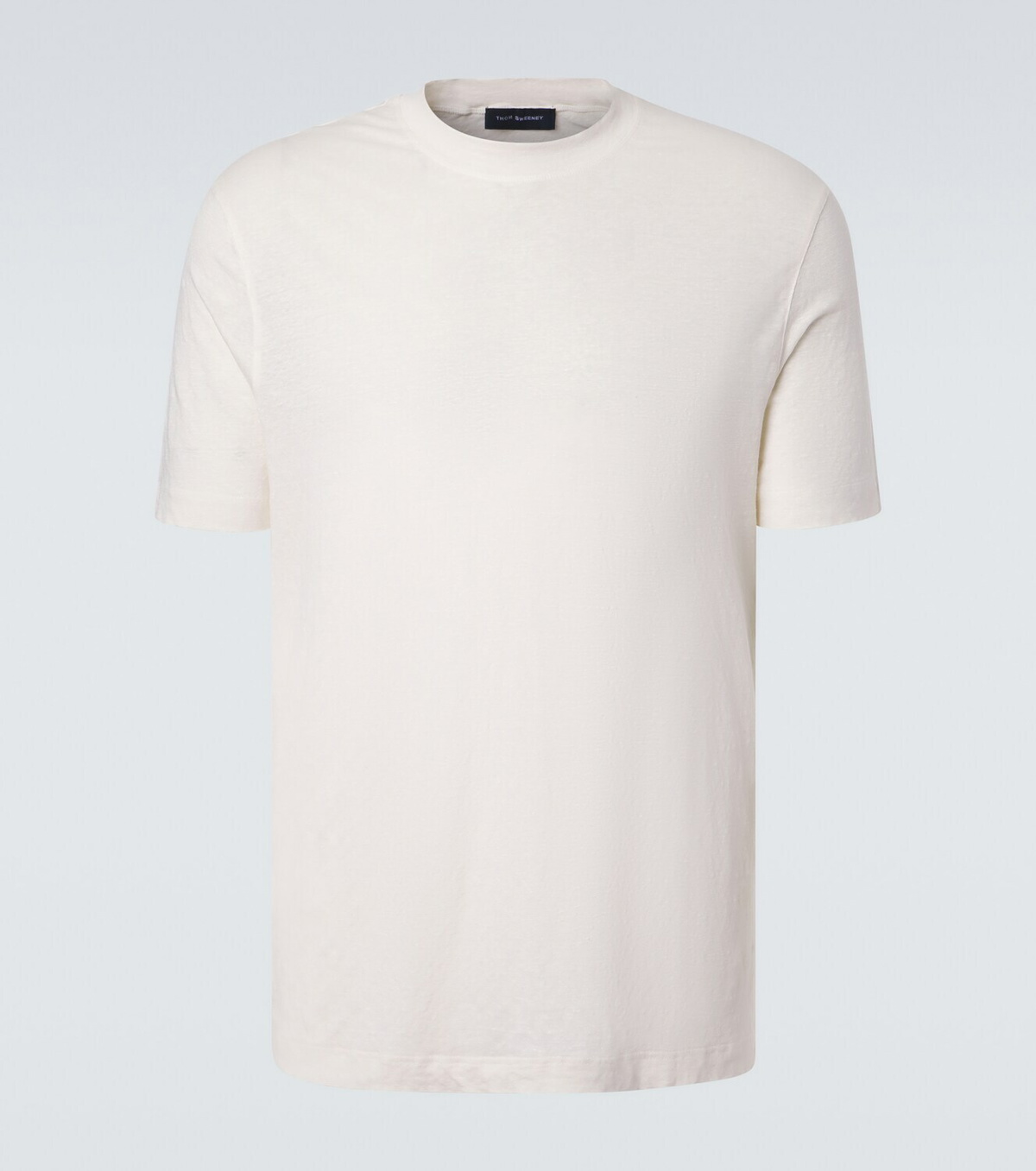 Thom Sweeney Linen-blend T-shirt