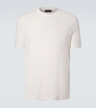 Thom Sweeney Linen-blend T-shirt