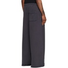 LU'U DAN Gray Raw-Cut Bontan Sweatpants
