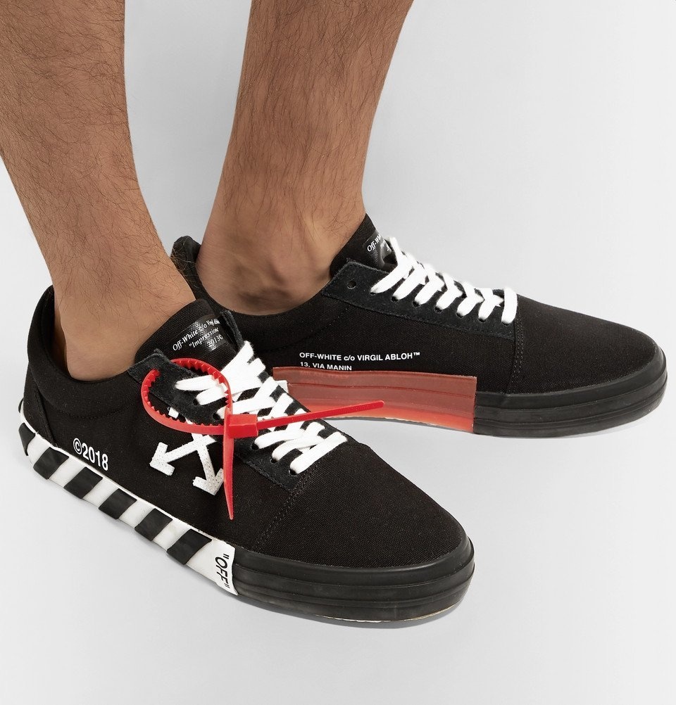 Off-White Printed Low-Top Sneakers - Men - Black Off-White