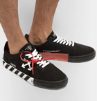 Off-White - Printed Low-Top Canvas Sneakers - Men - Black