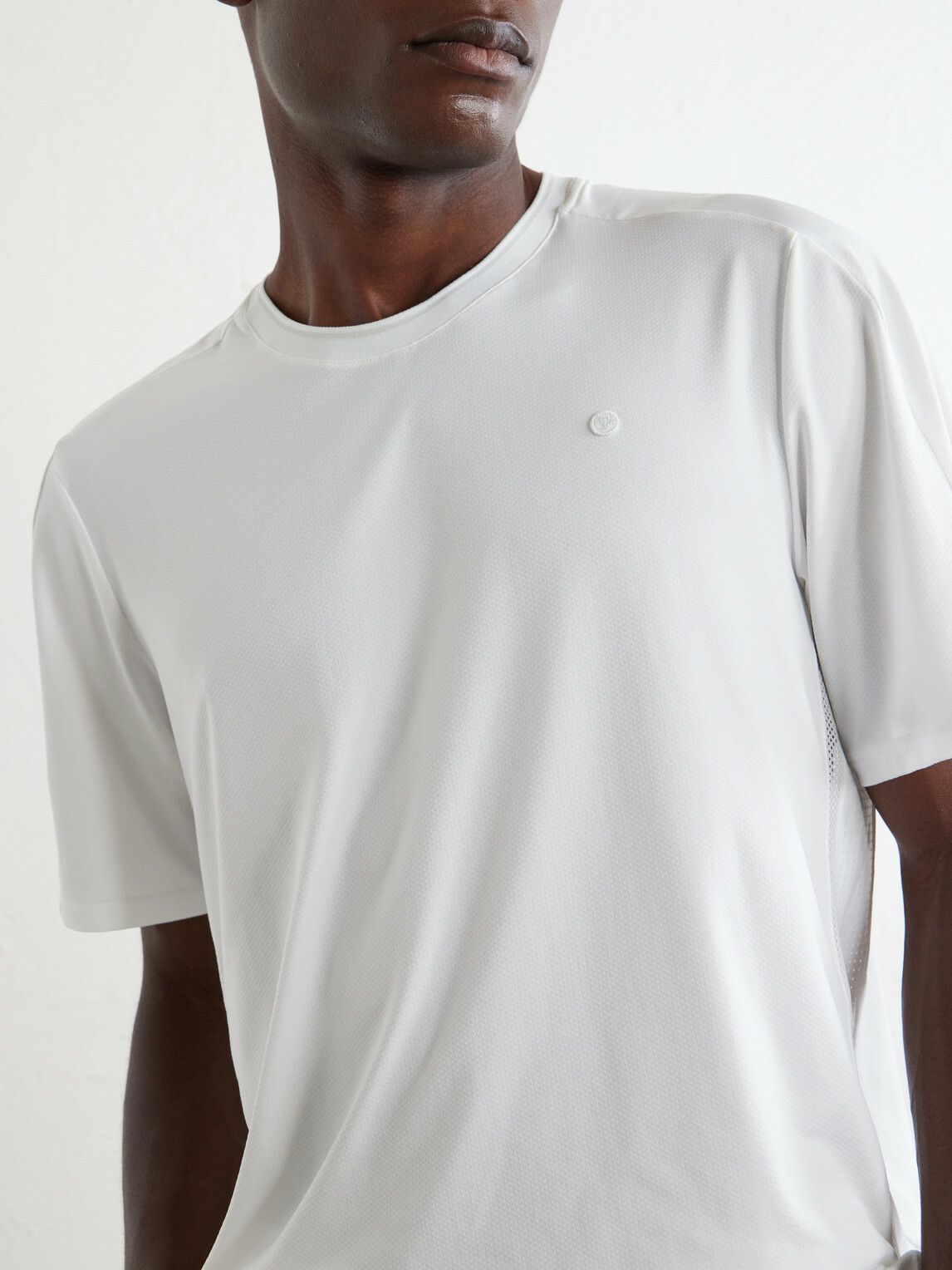 Lululemon - Mesh-Trimmed Jersey Tennis Shirt - White