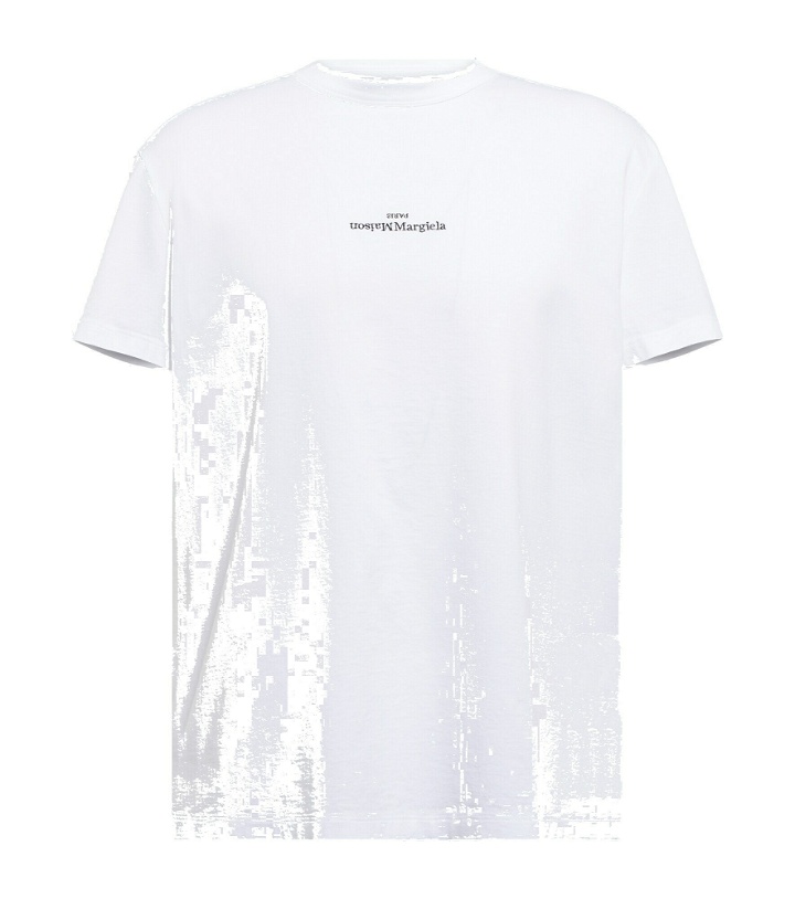 Photo: Maison Margiela - Logo cotton jersey T-shirt