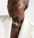 Yeprem Golden Strada 18kt gold necklace with diamonds